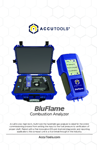 Thumbnail of document Manual - BluFlame Combustion Analyzer w/NOX & Case